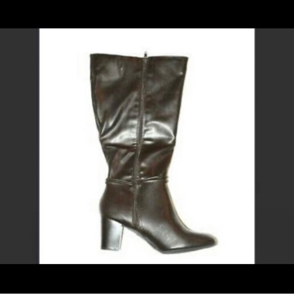 NWT Dexflex Comfort Weaver Women's BlacK Tall Dress Boots Size 6.5